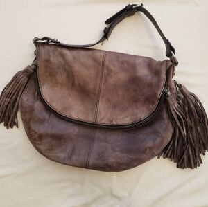 All Saints Leather Shoulder Bag